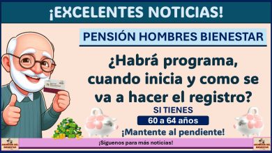 Pensión Hombres Bienestar - ¿Habrá programa, cuando inicia y como se va a hacer el registro?