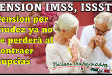 Pension IMSS, ISSSTE: Pension por viudez ya no se perdera al contraer nupcias