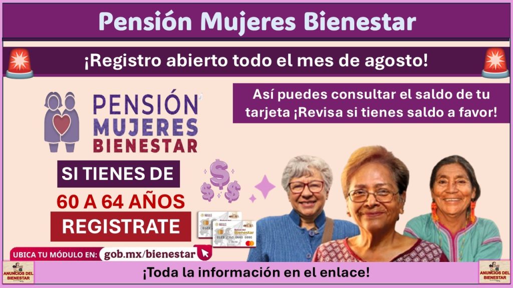 Pensión Mujeres Bienestar: Así puedes consultar el saldo de tu tarjeta ¡Revisa si tienes saldo a favor!
