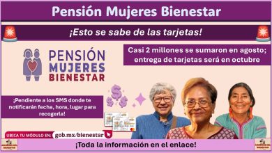 Pensión Mujeres Bienestar: Casi 2 millones se sumaron en agosto; entrega de tarjetas será en octubre ¡Esto se sabe de las tarjetas!