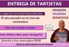 Pensión Mujeres Bienestar: Este mes reciben su tarjeta las que se inscribieron en noviembre ¡Esto debes saber para recogerla!Pensión Mujeres Bienestar: Este mes reciben su tarjeta las que se inscribieron en noviembre ¡Esto debes saber para recogerla!