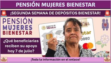 Pensión Mujeres Bienestar: ¿Qué beneficiarias reciben su apoyo hoy 7 de julio?