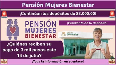 Pensión Mujeres Bienestar: ¿Qué ciudadanas reciben sus 3 mil pesos hoy 14 de julio?Pensión Mujeres Bienestar: ¿Qué ciudadanas reciben sus 3 mil pesos hoy 14 de julio?