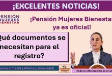 Pensión Mujeres Bienestar - ¿Qué documentos se necesitan para el registro? ¡Toda la información aquí!