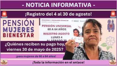 Pensión Mujeres Bienestar: ¿Quiénes reciben su pago hoy, viernes 30 de mayo de 2025?
