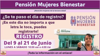 Pensión Mujeres Bienestar: ¿Se te paso el día de registro? ¡En este día no importa a que letra le toca, puedes registrarte!