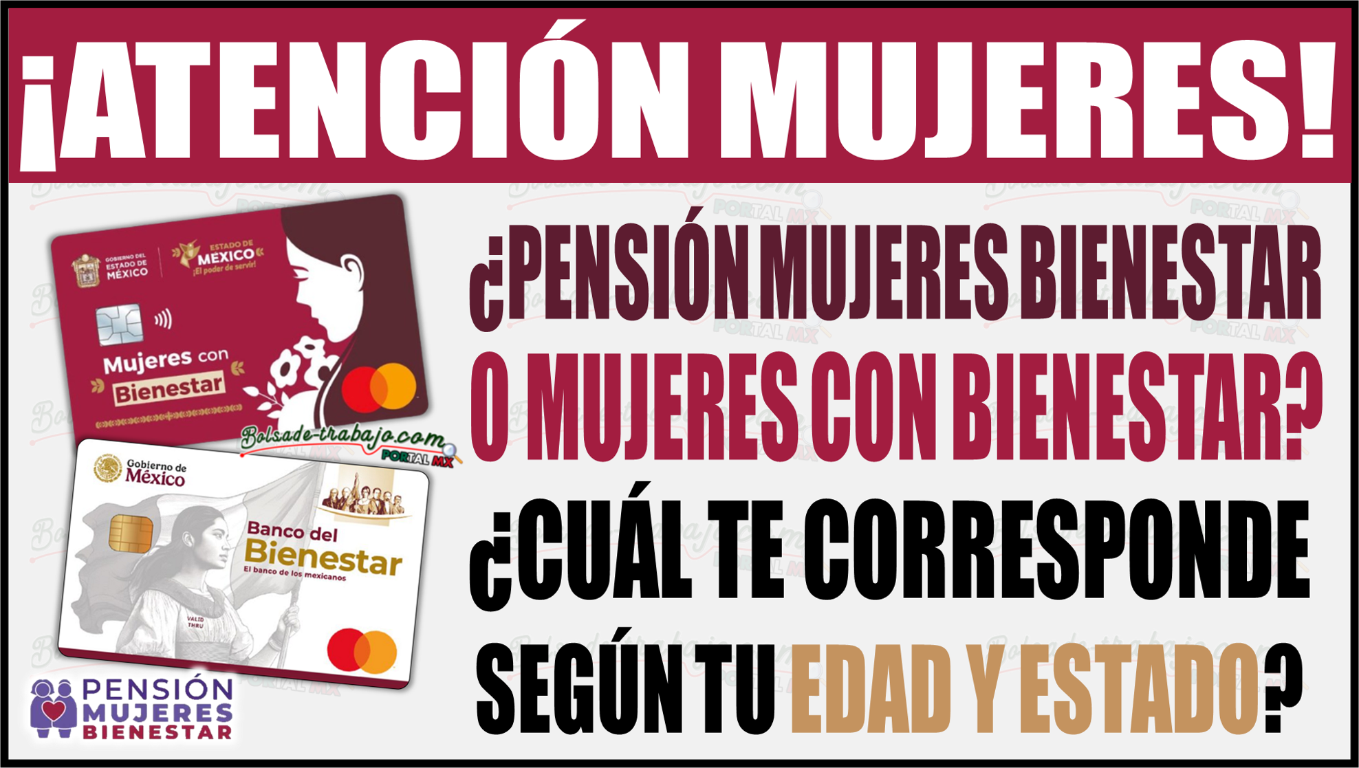 Pensión Mujeres Bienestar y Mujeres con Bienestar: ¿Cuál te corresponde según tu edad y estado? 1 Pensión Mujeres Bienestar y Mujeres con Bienestar: ¿Cuál te corresponde según tu edad y estado?
