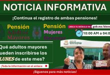 Pensión Mujeres Bienestar y Pensión Adulto Mayor: ¿Qué ciudadanos pueden inscribirse los lunes y qué documentos requieren?