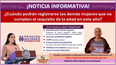 Pensión Mujeres Bienestar – ¿Cuándo podrán registrarse las demás mujeres que no cumplen el requisito de la edad en este año?