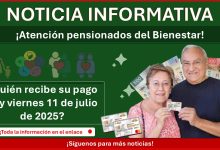 Pensión del Bienestar: ¿Quién recibe su pago hoy viernes 11 de julio de 2025?