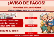 Pensión para el Bienestar: Adultos Mayores, personas con Discapacidad y Madres Trabajadoras ¿Quiénes cobran el pago de su pensión hoy 13 de enero?