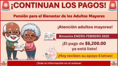 Pensión para el Bienestar de las Personas Adultas Mayores – ¿Quiénes cobran hoy 10 de enero de 2025?