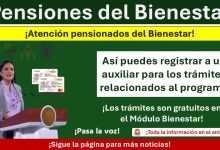 Pensiones del Bienestar: Así puedes registrar a un auxiliar para los trámites relacionados al programa