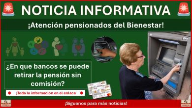 Pensiones del Bienestar: ¿En que bancos se puede retirar la pensión sin comisión?