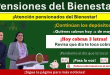 Pensiones del Bienestar: ¿Qué beneficiarios reciben su pago hoy 22 de mayo 2025?