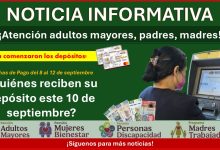 Pensiones del Bienestar: ¿Quiénes reciben su depósito este 10 de septiembre? Esto es lo que debes saber