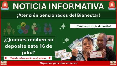 Pensiones del Bienestar: ¿Quiénes reciben su pago hoy 16 de julio?