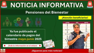 Pensiones del Bienestar: Ya fue publicado el calendario de pagos del bimestre mayo-junio 2025 ¡Ubica que día te toca retirar tu apoyo!