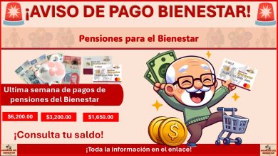 Pensiones para el Bienestar: Última semana de pagos ¡Estos son las letras y los días!