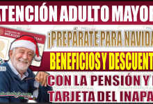 Prepárate para la Navidad: Beneficios y Descuentos con la Pensión y Tarjeta INAPAM 2024