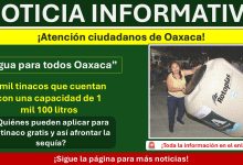 Programa “Agua para todos Oaxaca” ¿Quiénes pueden aplicar para el tinaco gratis y así afrontar la sequía?