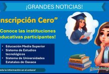 Programa “Inscripción Cero” - ¿Cuáles son las instituciones educativas participantes?