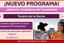 ¿Qué programa y beneficios de la Tarjeta de la Gente en el estado de Guanajuato?