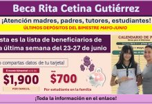 ¿Quiénes cobran las Becas Benito Juárez y Rita Cetina del 23 al 27 de junio? ¡Esta es la lista de beneficiarios de esta última semana!
