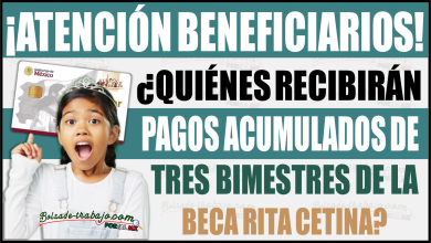 ¿Quiénes recibirán pagos acumulados de tres bimestres con la Beca Rita Cetina? Descúbrelo aquí