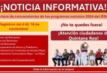 Quintana Roo abre convocatoria para participar en los programas de economía solidaria ¡Registros del 4 AL 18 de noviembre! Esto se sabe