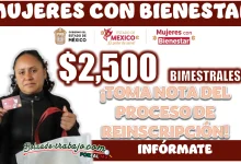 MUJERES CON BIENESTAR| ASÍ PUEDES REINSCRIBIRTE AL PROGRAMA VIGENTE DENTRO DE CDMX