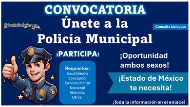 ¿Radicas en Estado de México? Conoce el municipio que lanzado convocatoria para policía municipal ofreciendo empleo a ciudadanos de hasta 35 años
