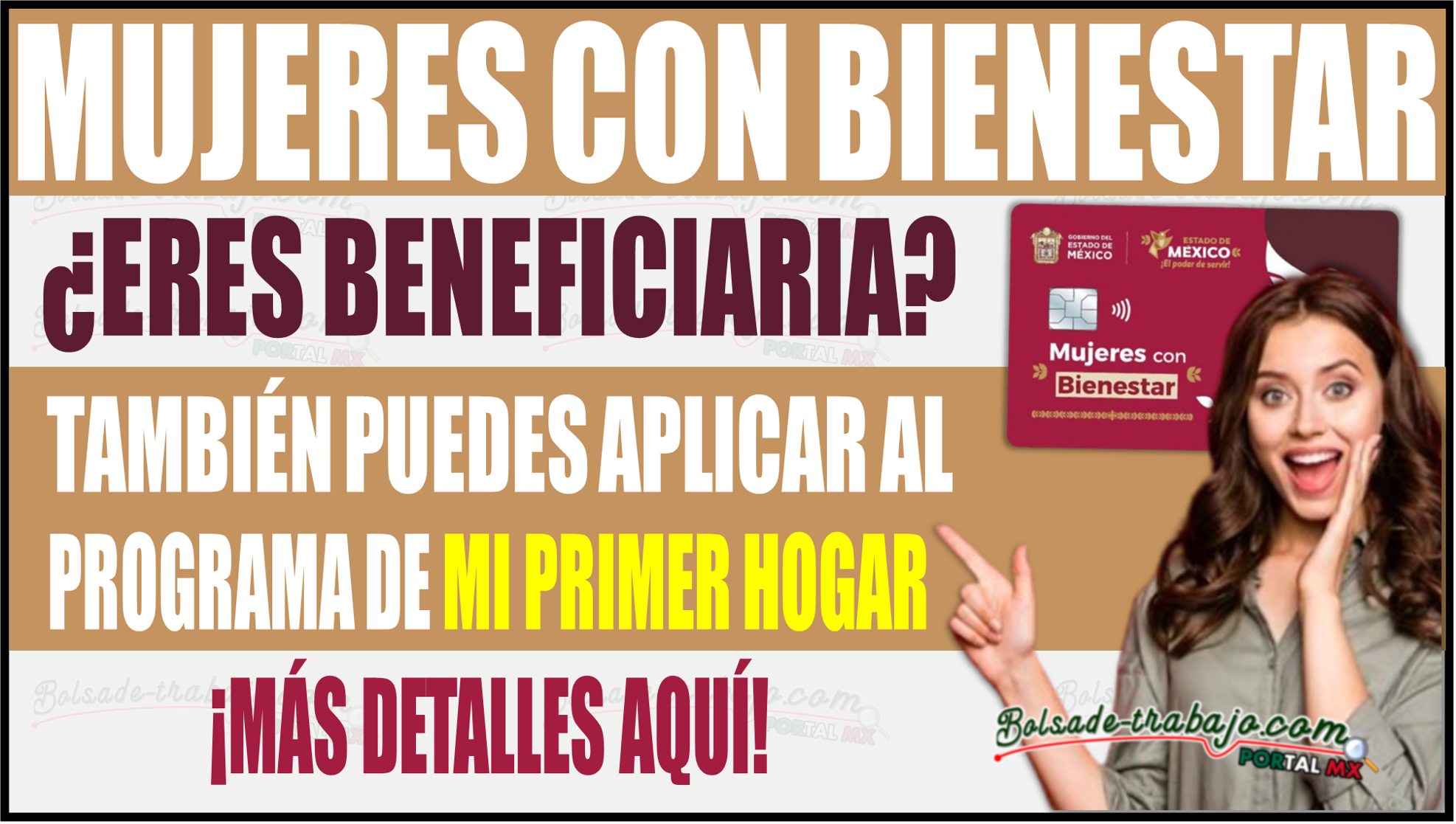 ¿Recibes Mujeres con Bienestar? También puedes aplicar a Mi Primer Hogar en Edomex ¡Conócelo!