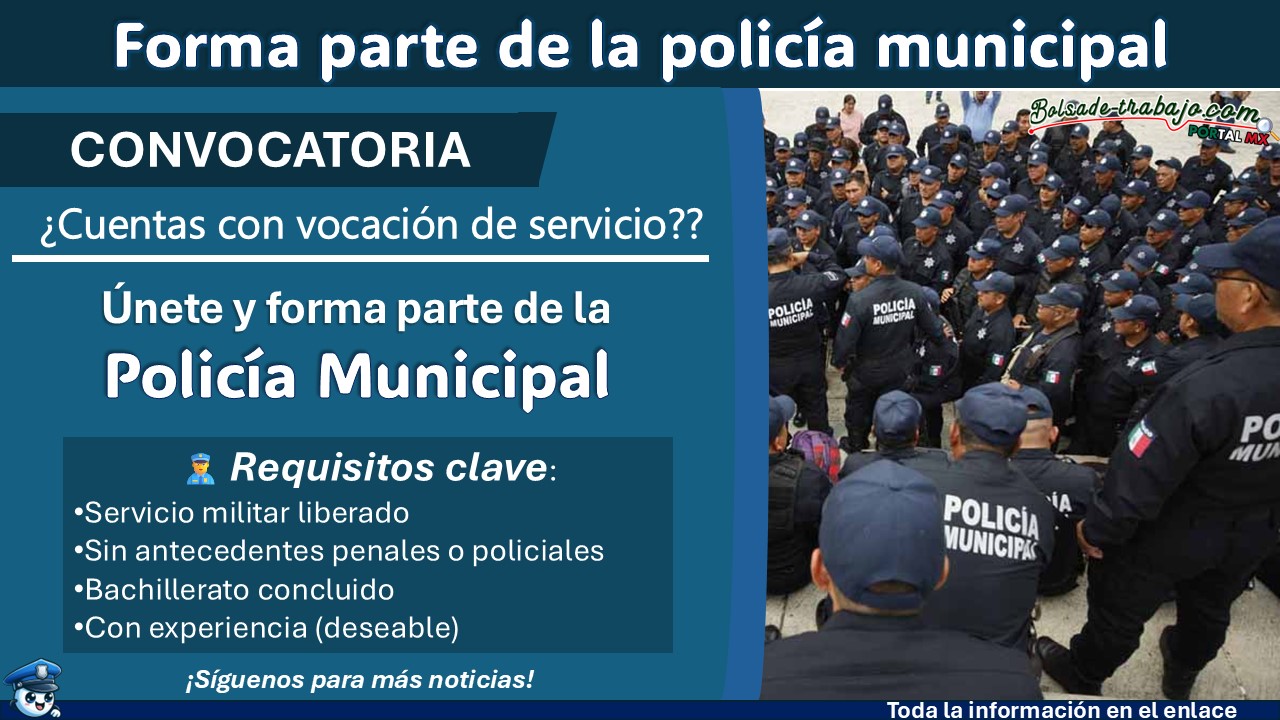 Reclutamiento de aspirantes a policía municipal y policía vial en San Jacinto Amilpas, Oaxaca ¡Estos son los requisitos! 1 Reclutamiento de aspirantes a policía municipal y policía vial en San Jacinto Amilpas, Oaxaca ¡Estos son los requisitos!