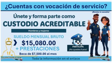 Reclutamiento en Morelos – Únete a la SSPC como Custodio Acreditable con un sueldo de hasta $15,080 y beca de $7,500 mensuales