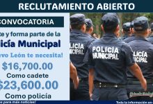 Reclutamiento en Pesquería, Nuevo León ¡Gradúate como policía con hasta $23,600!