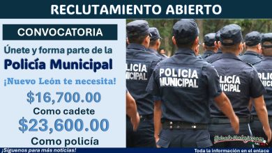 Reclutamiento en Pesquería, Nuevo León ¡Gradúate como policía con hasta $23,600!