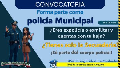 Reclutamiento policial en Acuña, Coahuila: Aplica para policía municipal con hasta 39 años y Secundaria