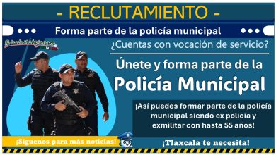 Reclutamiento policial en Axocomanitla, Tlaxcala ¡Así puedes formar parte de la policía municipal siendo ex policía y exmilitar con hasta 55 años!