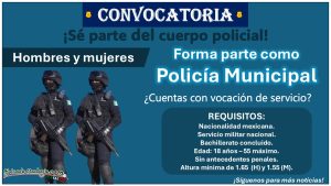 Reclutamiento policial en Chiautzingo, Puebla: Conoce como ser policía municipal con 18 años y hasta 55 años como máximo