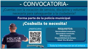 Reclutamiento policial en Coahuila: Convocatoria de policía preventiva de Cd. Acuña ¡Estos son los requerimientos para aplicar!