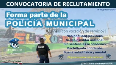 Reclutamiento policial en Eloxochitlán, hidalgo ¡Conoce los requisitos y documentos solicitados para ganar hasta $12,000 mensuales!