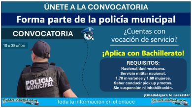 Reclutamiento policial en Guadalajara: Convocatoria para aspirantes a policías de proximidad ¡Esto necesitas para aplicar!