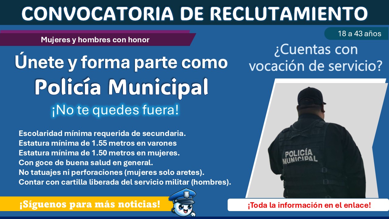 Reclutamiento policial en Guerrero: Convocatoria para aspirantes a policía municipal en Ixcateopan de Cuauhtémoc ¡Así puedes aplicar! 1 Reclutamiento policial en Guerrero: Convocatoria para aspirantes a policía municipal en Ixcateopan de Cuauhtémoc ¡Así puedes aplicar!