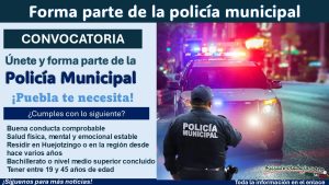 Reclutamiento policial en Huejotzingo, Puebla: Conoce los requisitos para aplicar a su policía municipal