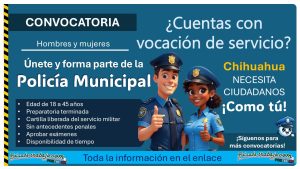 Reclutamiento policial en Julimes, Chihuahua: Convocatoria abierta ¡Estos son los requisitos para aspirantes de hasta 45 años!