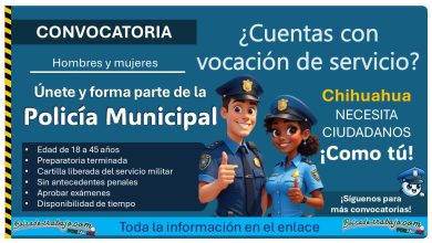 Reclutamiento policial en Julimes, Chihuahua: Convocatoria abierta ¡Estos son los requisitos para aspirantes de hasta 45 años!