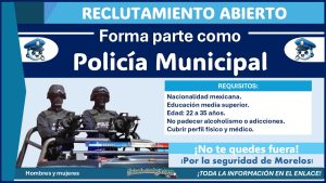 Reclutamiento policial en Morelos: Convocatoria del municipio de Jiutepec ¡Así puedes aplicar para policía municipal!