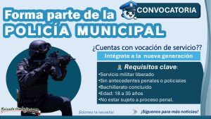 Reclutamiento policial en San Mateo Atenco, Estado de México: Estos son los requisitos para formar parte de la policía municipal con hasta 35 años