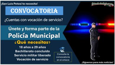 Reclutamiento policial en Tanlajas, San Luis Potosí: Forma parte de la policía municipal con hasta 29 años ¡Esto necesitas! 6 Reclutamiento policial en Tanlajas, San Luis Potosí: Forma parte de la policía municipal con hasta 29 años ¡Esto necesitas!
